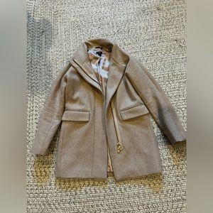J Crew Factory Cocoon Coat in Oatmeal